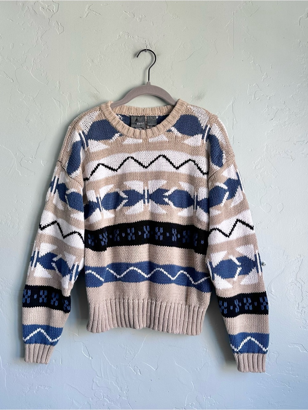 Vintage Liz Claiborne Knit Sweater Women's Small Fall Winter 80's 90's